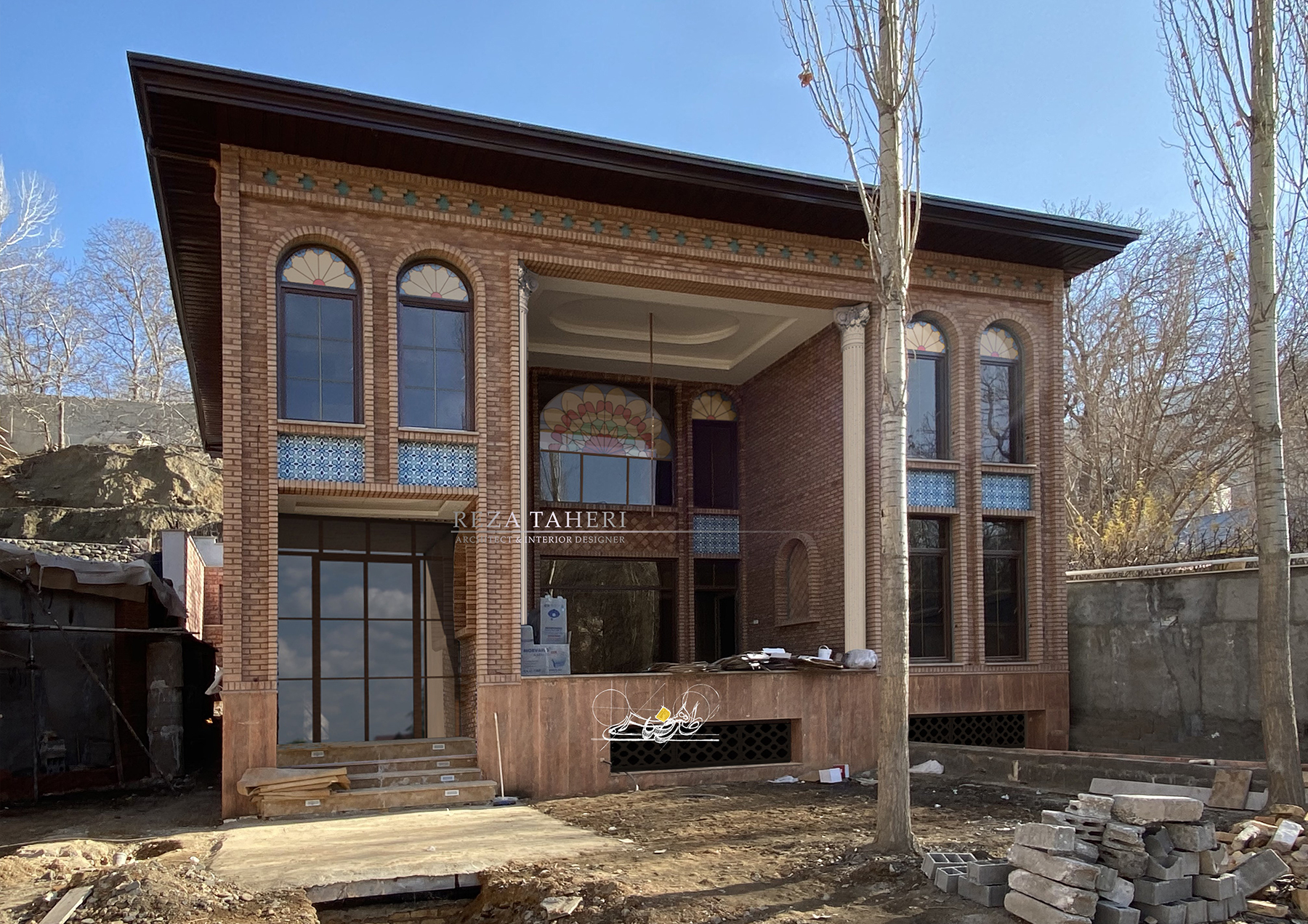 طراحی ویلا سنتی ویلا 1000