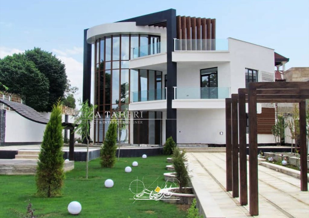 طراحی ویلای طراحی ویلا لاکچری / طراحی نما ویلا /ویلا مدرن طراحی روف گاردن ویلا 1000 طراحی محوطه استخردار