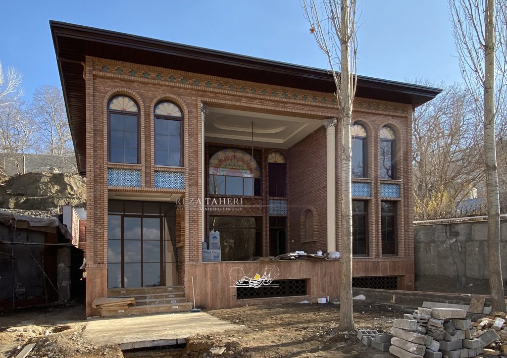 طراحی ویلا سنتی ویلا 1000