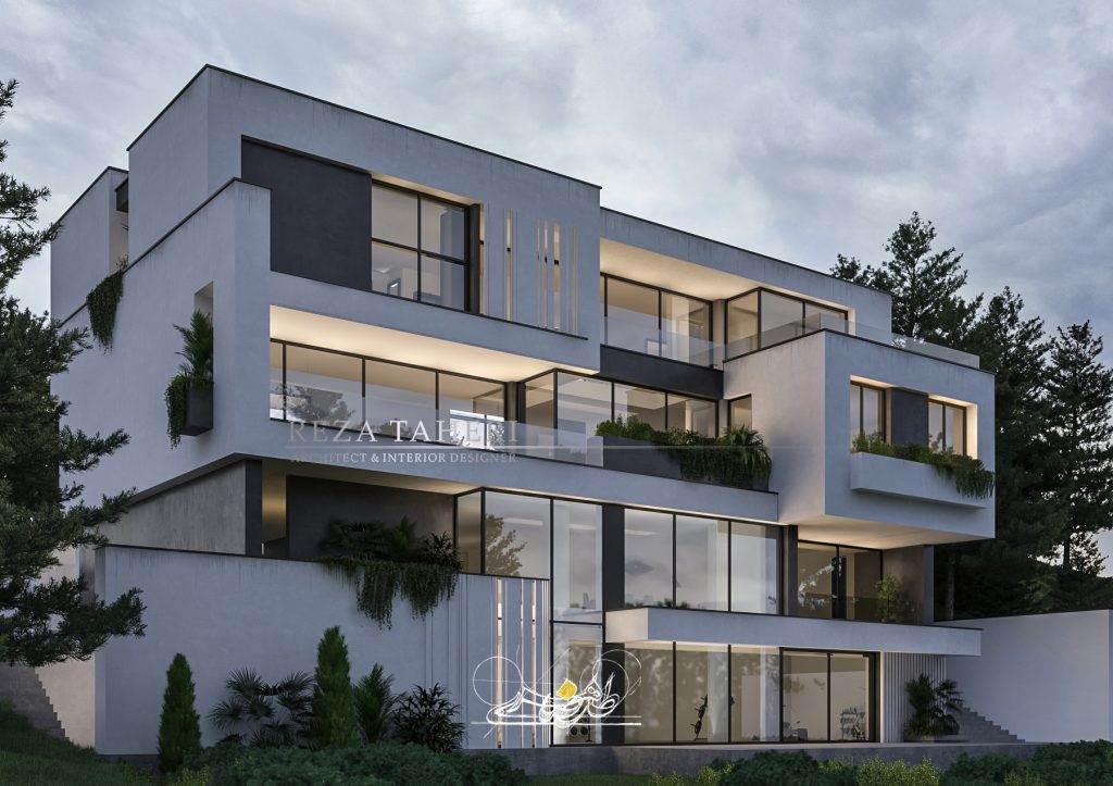 طراحی ویلای طراحی ویلا لاکچری / طراحی نما ویلا /ویلامدرن طراحی روف گاردن ویلا 1000 طراحی محوطه استخردار