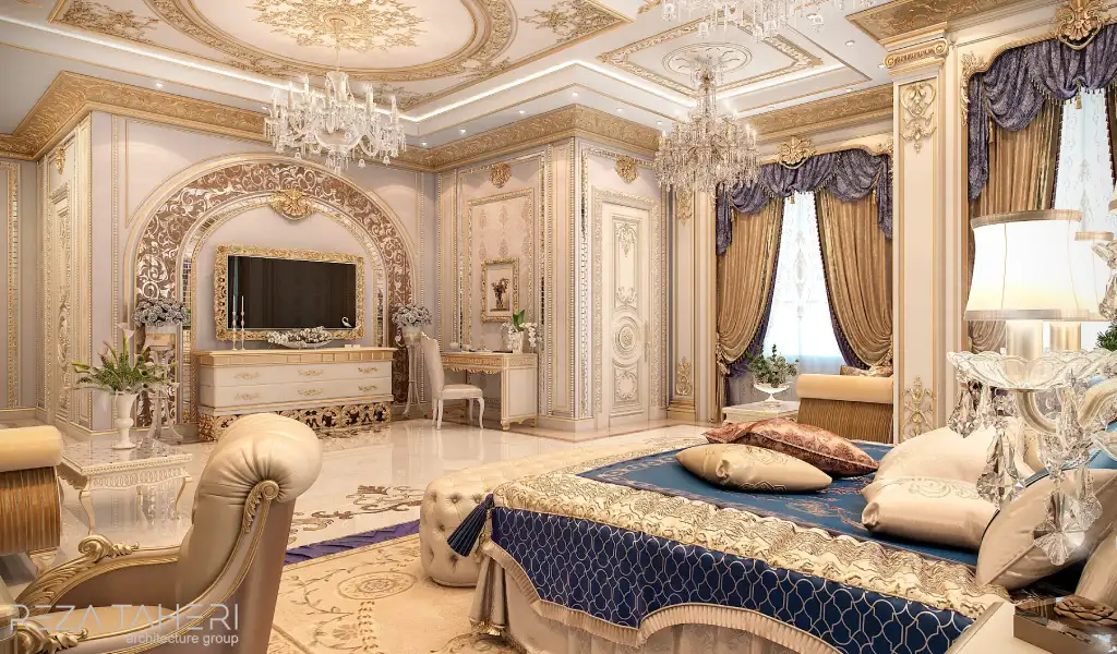 اتاق خواب مستر کلاسیک و روستیک ایرانی