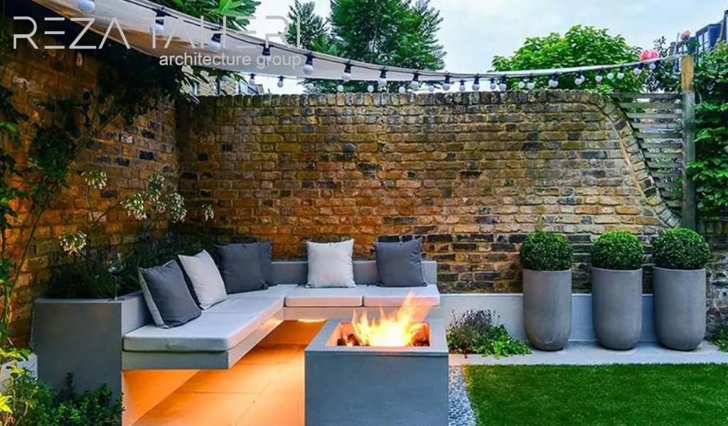 طراحی آتشکده ویلا