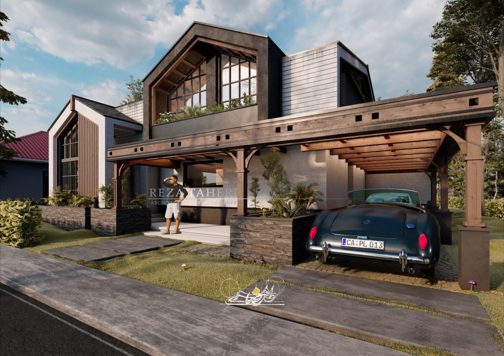 طراحی ویلای لوکس شخصی توسط مهندس طاهری و تیم ویلا 1000 در مرزن‌آباد